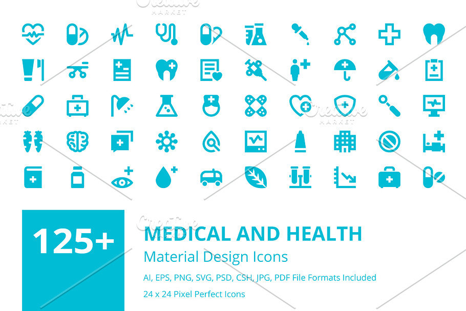 125+ Medical and Health Icons