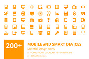 200+ Mobile and Smart Devices Icons 
