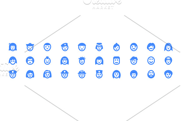 75+ People Avatar Material Icons  in Icons - product preview 1