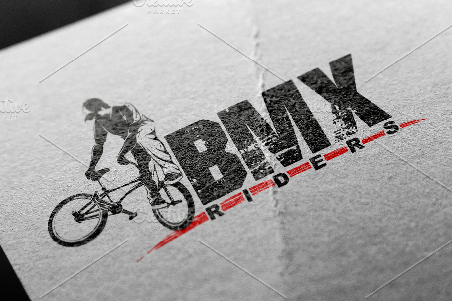 Bmx Logo in Logo Templates - product preview 8