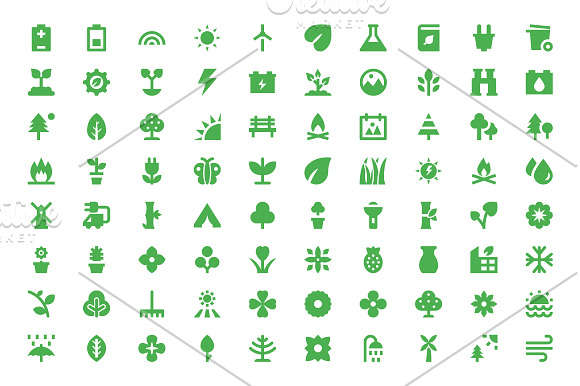 175+ Nature and Ecology Vector Icons in Icons - product preview 1