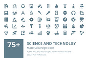 Science & Technology Material Icons