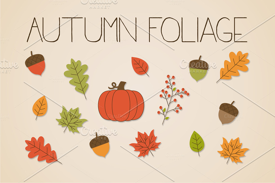 Autumn Foliage Clip Art
