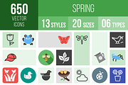 650 Spring Icons
