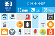 650 Coffee Shop Icons