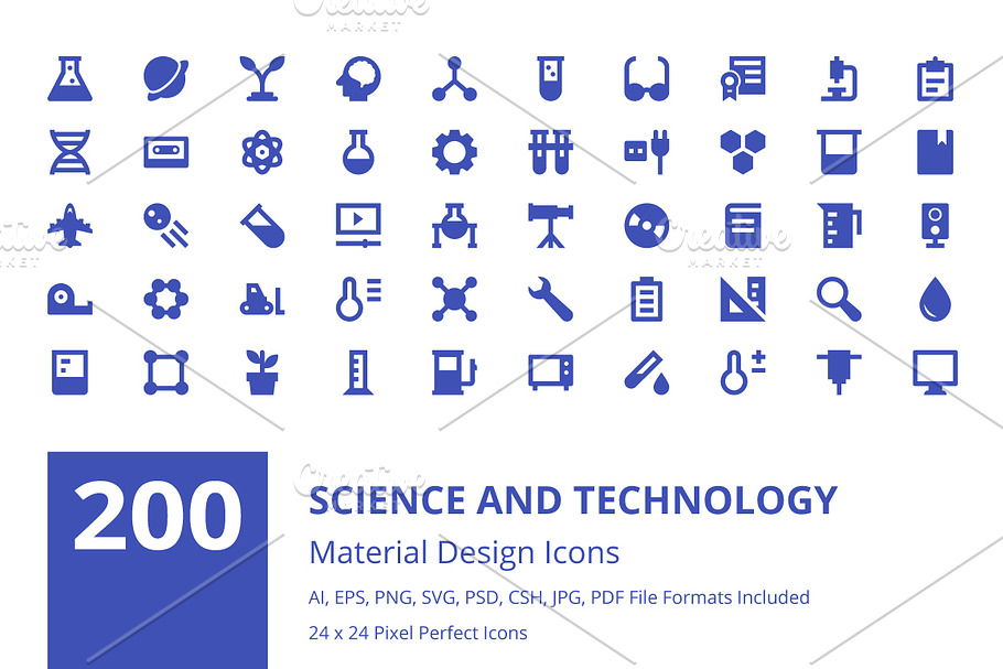200 Science and Technology Icons  in Icons - product preview 8