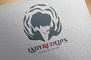 Short Hair Lady Logo