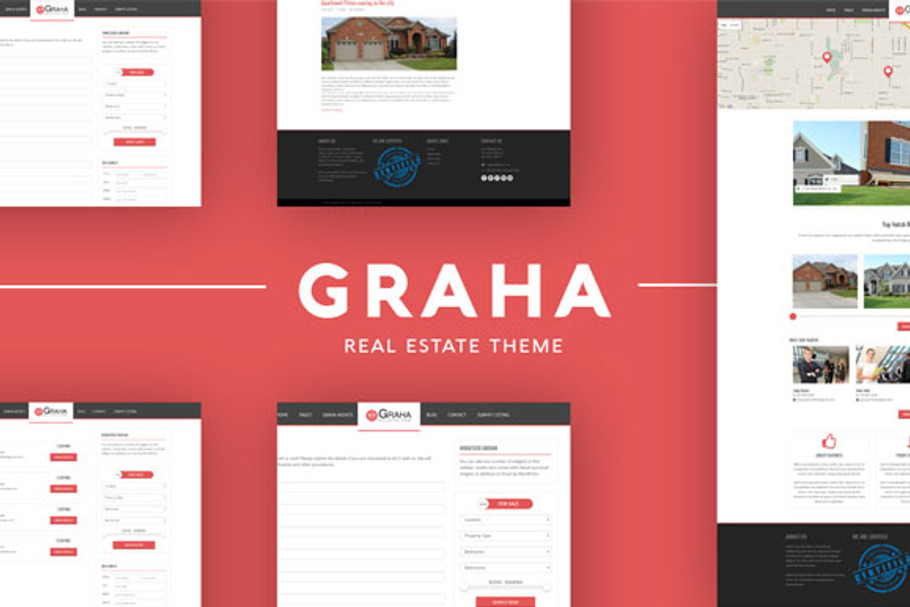 Graha Real Estate Wordpress Theme in WordPress Business Themes - product preview 8