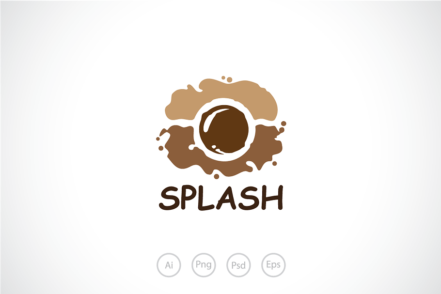 Splash Camera Logo Template