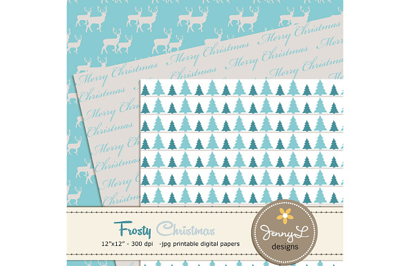 Christmas Digital Papers in Patterns - product preview 4