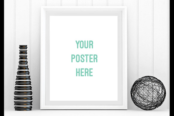 Styled Poster Mockup V1 in Print Mockups - product preview 1