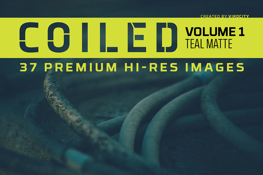 Coiled v1 Teal Matte in Textures - product preview 8