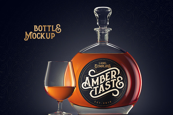 Amber Taste Font, Label, Mockup! in Text Fonts - product preview 2