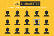 Lil Silhouettes Icon & Font
