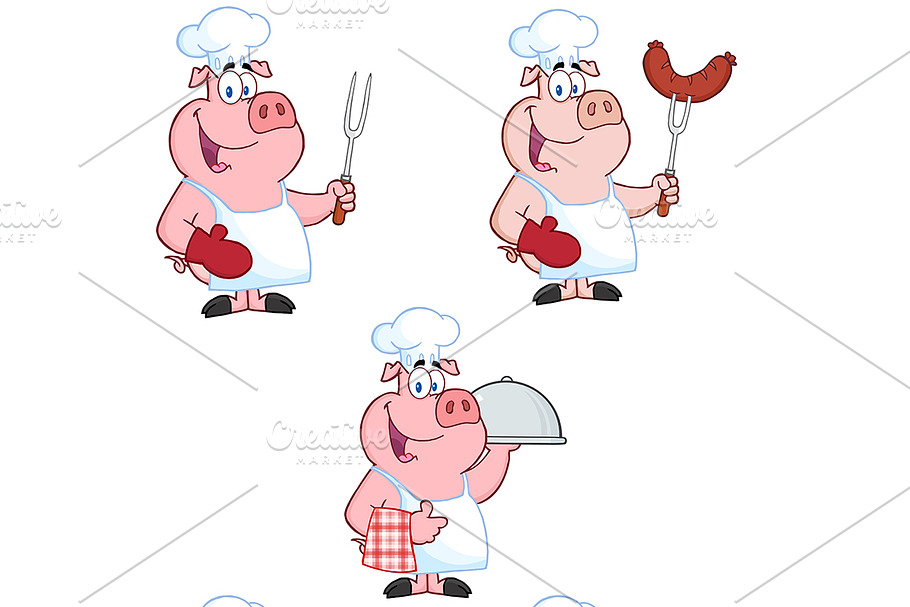 Chef Pigs Collection