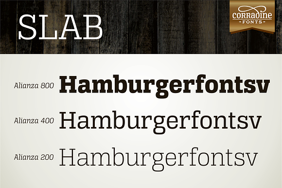 Alianza Slab in Slab Serif Fonts - product preview 1
