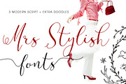 Mrs Stylish Fonts+Extras Update