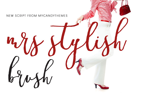 Mrs Stylish Fonts+Extras Update in Script Fonts - product preview 9