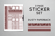 Planner Sticker Set - DustyPaperback
