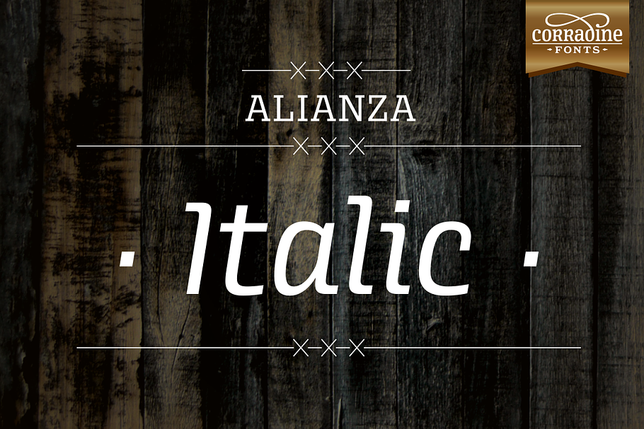 Alianza Italic in Italic Fonts - product preview 8