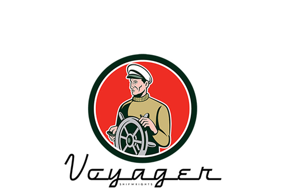 Voyager Shipping Logo in Logo Templates - product preview 8