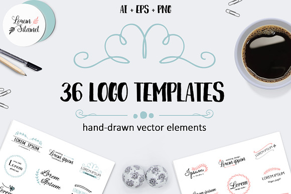Vector logo templates. Logotypes in Logo Templates - product preview 4