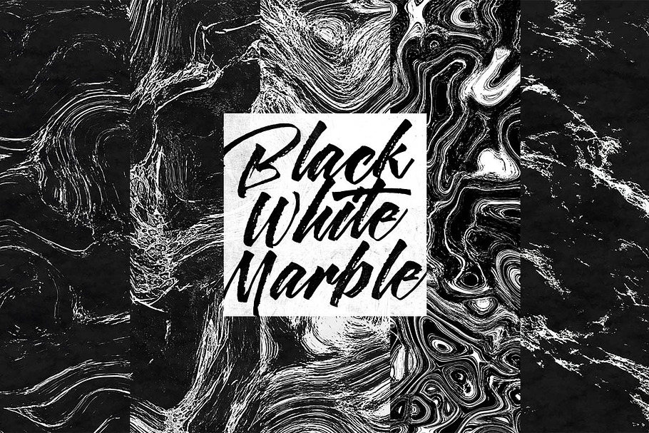 Black and White Marble in Textures - product preview 8