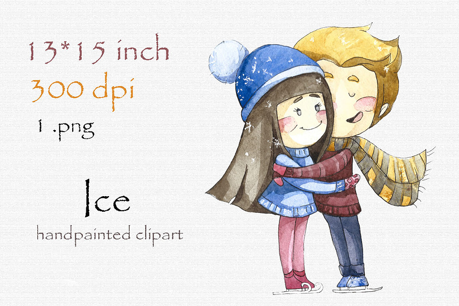 Digital clipart, ice in Illustrations - product preview 8
