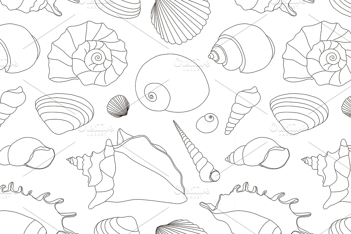 Shell set pattern in Patterns - product preview 8
