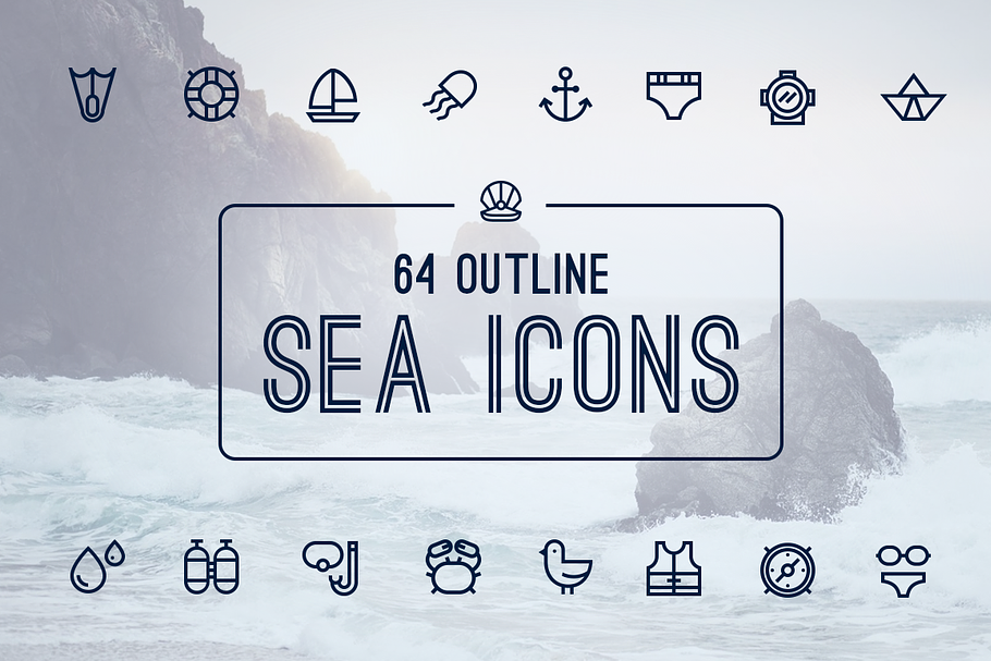 NAUTICAL ICONS in Graphics - product preview 8