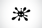 Splash Face Logo Template