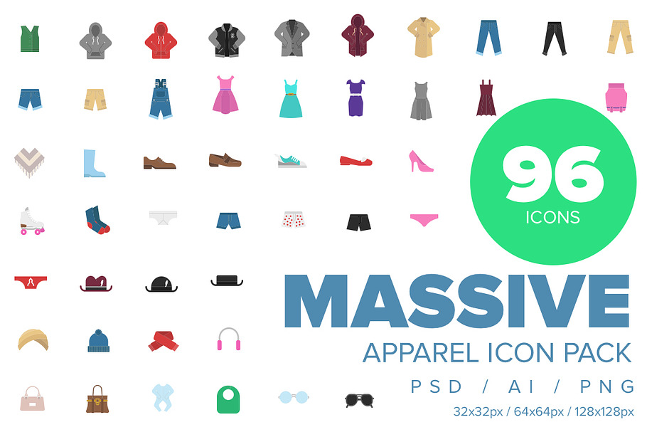 Clothes & Apparel Icon Collection | Creative Daddy