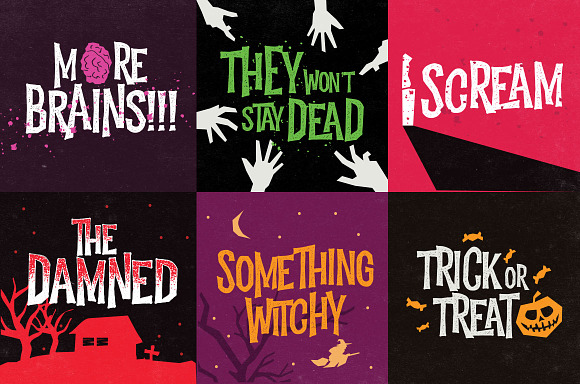 Dreadful +Extras in Halloween Fonts - product preview 10