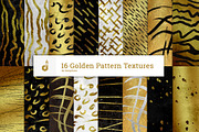 16 Golden Pattern Textures