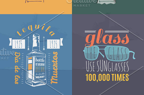Trendy Retro Vintage Insignias in Illustrations - product preview 1
