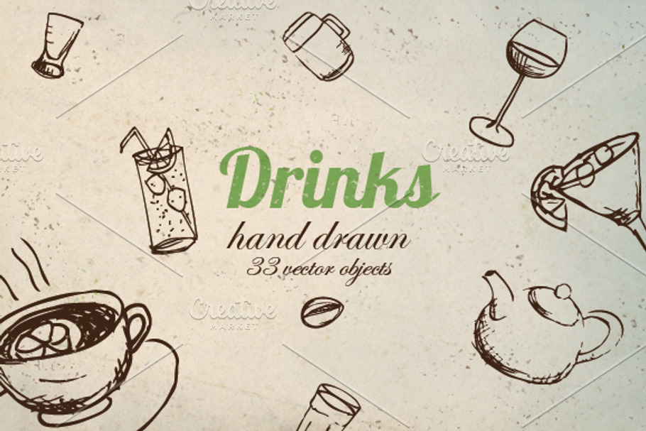 Vector Drink Pack in Objects - product preview 8