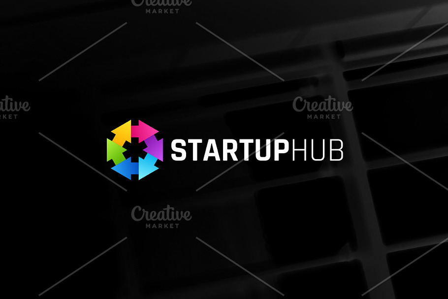 Startup hub Logo Template (1) in Logo Templates - product preview 8