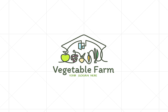 Animated Logo / Vegetable Farm  in Logo Templates - product preview 1