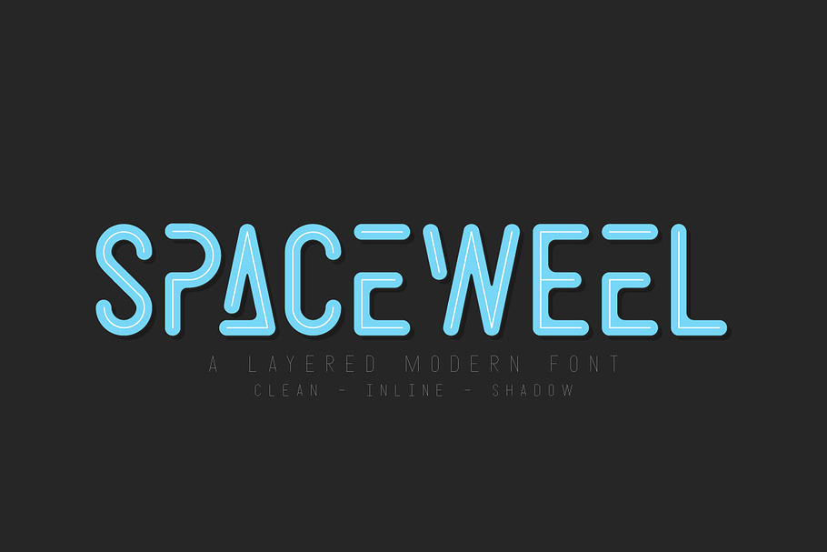 Space Weel in Sans-Serif Fonts - product preview 8