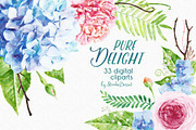 Pure Delight - Watercolor Cliparts