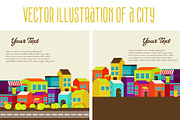 Vector Illustration Of A City