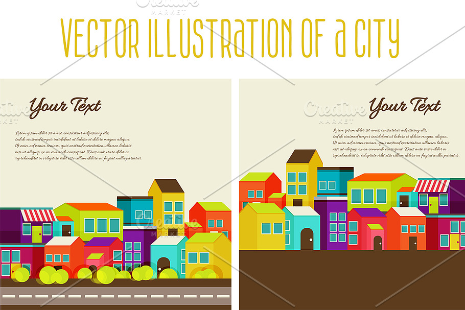 Vector Illustration Of A City in Illustrations - product preview 8