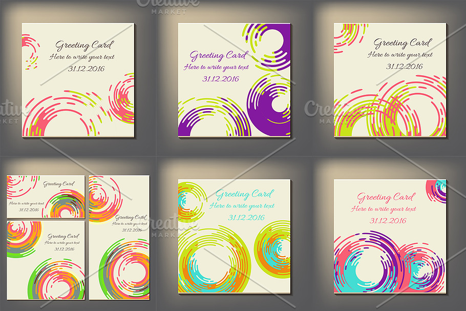 Beautiful Abstract Card in Illustrations - product preview 8