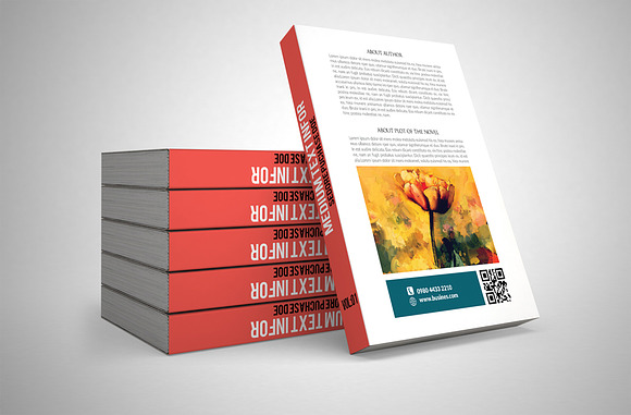Book Cover Print Template PSD in Magazine Templates - product preview 1