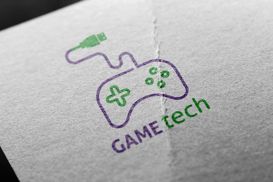 Game Tech Logo in Logo Templates - product preview 8