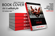 Book Cover Print Template PSD