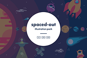 Spaced-Out Illustration Pack