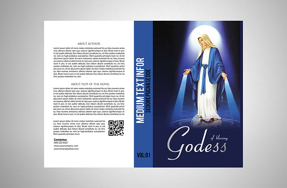 Holy Book Cover Print Template PSD in Stationery Templates - product preview 3