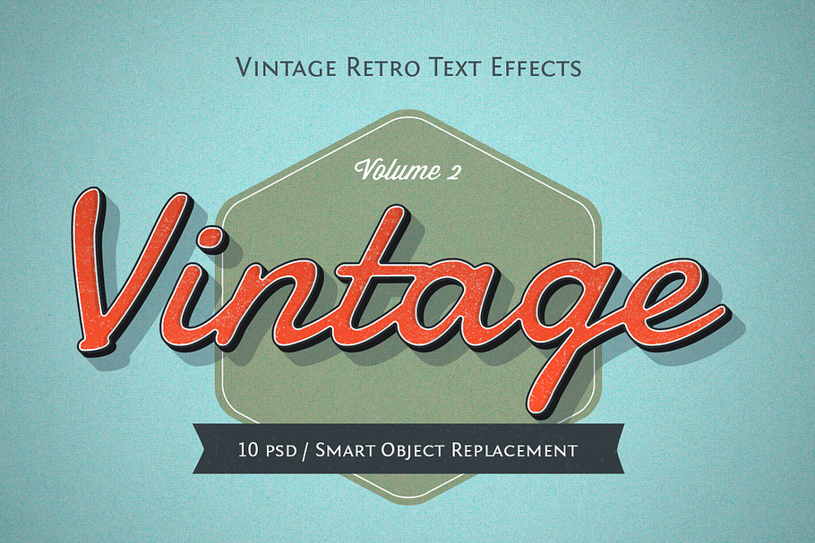 Vintage & Retro Text Effects