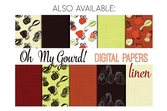 Oh My Gourd Graphics in Illustrations - product preview 2